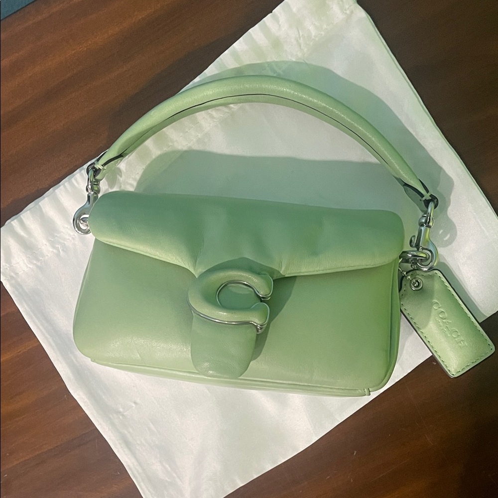 Coach pistachio pillow tabby Bag